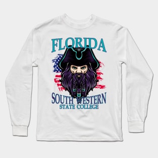 Florida SouthWestern State College Buccaneer United States Long Sleeve T-Shirt